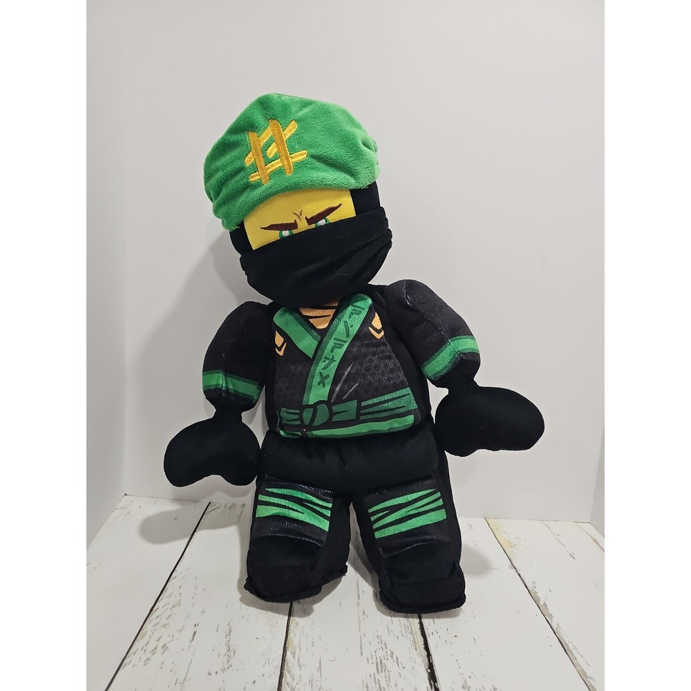 Lego Ninjago Movie Green Ninja Lloyd Plush Buddy Bed Pillow Pal Stuffed Doll 20"